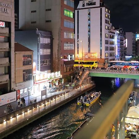 Apartament 道頓堀民泊31＆Mini浮世絵美術館、道頓堀心斎橋真ん中、家族旅行、Family Trip Osaka Zewnętrze zdjęcie